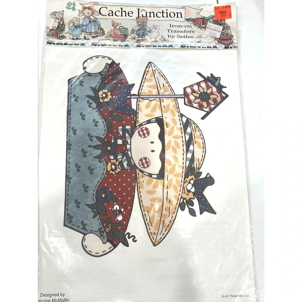 Vintage Cache‎ Junction Seitec Velour Iron-on Transfers Lot Crows Angels Teacher